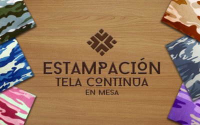 Estampación Tela Continua en Mesa