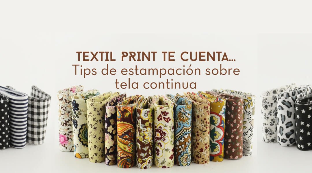 Tips de estampación sobre tela continua