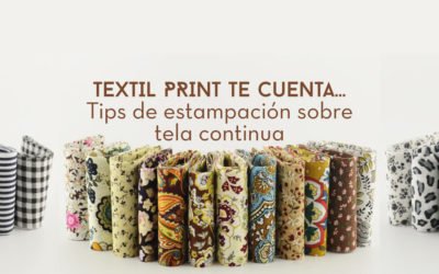 Tips de estampación sobre tela continua